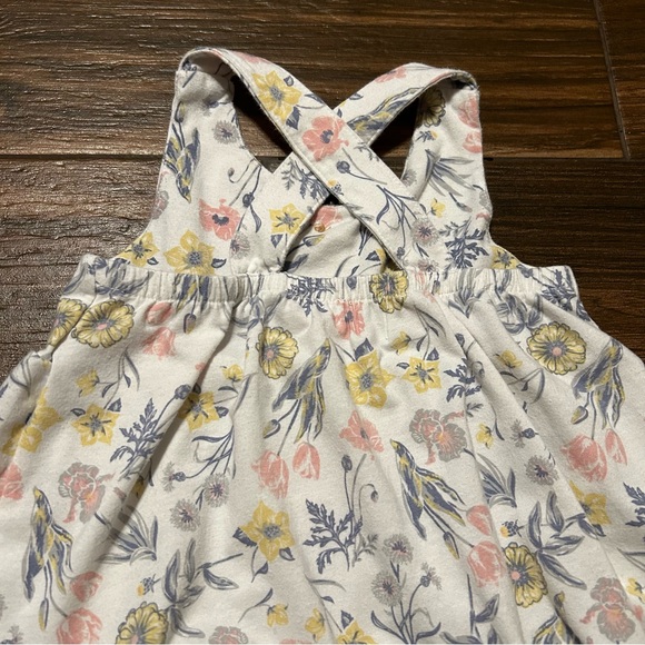 Joie 3T Girls Dress Floral Sleeveless X Cross Halter - Picture 5 of 8